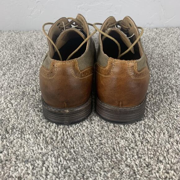 Steve Madden Shoes Mens Size 13 Camrin Cap Toe Oxford Brown Brogue P-CAMRIN - Picture 5 of 11